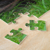 Zwarte Hovawart hond. Legpuzzel (Zijkant)