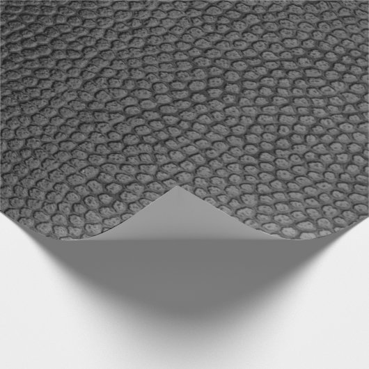 Zwarte huid textuur cadeaupapier (Hoek)