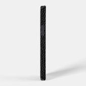 Zwarte huid textuur iPhone hoesje (Rechterkant)