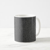 Zwarte huid textuur koffiemok (Voorkant rechts)