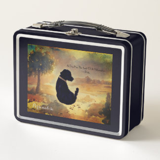 Zwarte Huisdier Hond Plato Quote Vakantie Koffer C