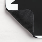 zwarte-huispictogram muismat (Hoek)