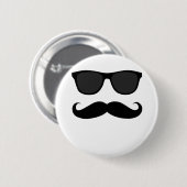 Zwarte Humor en zonnebril Gift Ronde Button 5,7 Cm (Voorkant /achterkant)