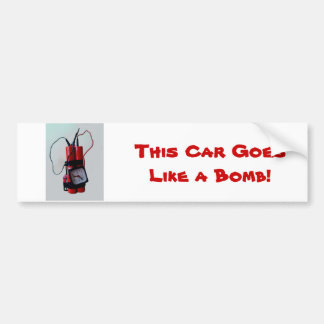 Zwarte Humor - Mock Bomb Bumpersticker
