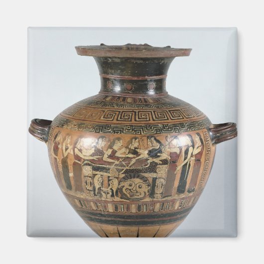Zwarte hydria magneet (Voorkant)