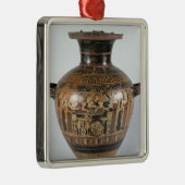 Zwarte hydria metalen ornament (Rechts)