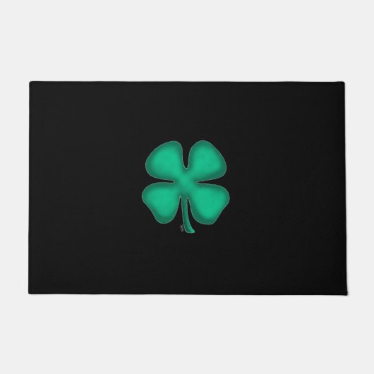 Zwarte Iers hormoon Deurmat (Voorkant)
