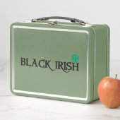 Zwarte Ierse groene lunchbox (In situ)