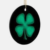 Zwarte Ierse keramische versiering Keramisch Ornament (Rechts)