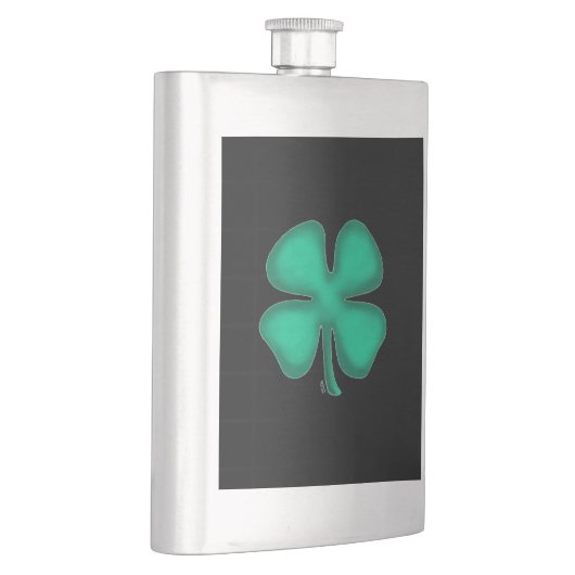 Zwarte Ierse roestvrij stalen kolf Flacon (Rechts)