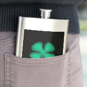 Zwarte Ierse roestvrij stalen kolf Flacon (Voorbeeld)