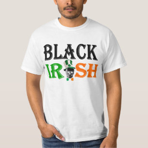 Zwarte Ierse St. Patrick's day T-shirt