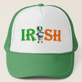 Zwarte Ierse St. Patrick's day Trucker Pet