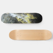 Zwarte ijsskateboard skateboard (Horizontaal)