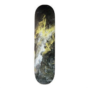 Zwarte ijsskateboard skateboard