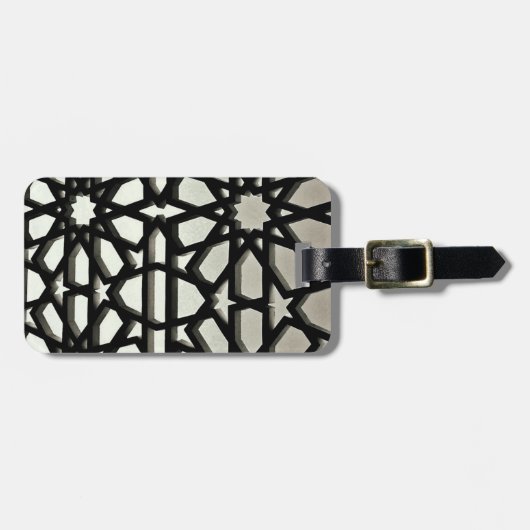 Zwarte IJzeren Poort Bagagelabel (Voorkant horizontaal)