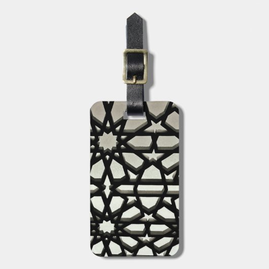 Zwarte IJzeren Poort Bagagelabel (Voorkant verticaal)