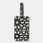 Zwarte IJzeren Poort Bagagelabel (Achterkant verticaal)