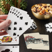 Zwarte Impala pokerkaarten van '67 (Insitu)