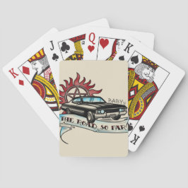 Zwarte Impala pokerkaarten van '67