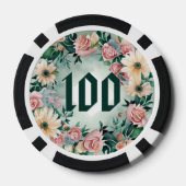 Zwarte, Inheemse, gekleurde mensen en mensen van k Poker Chips (Achterkant)