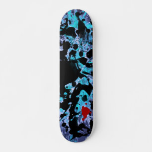 ZWARTE INK   blauwe spier Persoonlijk Skateboard