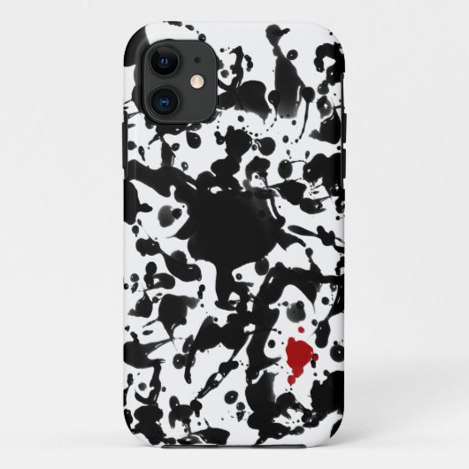 ZWARTE INK Case-Mate iPhone CASE (Achterkant)