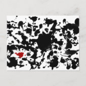 ZWARTE INK | Maak uw eigen achtergrond Briefkaart (Voorkant)