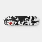ZWARTE INK | Maak uw eigen achtergrond Skateboard (Horizontaal)