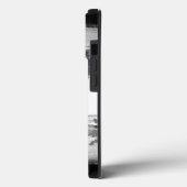 Zwarte inkt | Abstract monogram voor zwarte Waterv Case-Mate iPhone Case (Achterkant / Links)