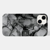 Zwarte inkt Case-Mate iPhone case (Achterkant (horizontaal))
