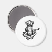 zwarte inkt diepesaap magneet (Voorkant / Achterkant)