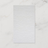 Zwarte inkt en faux glitter visitekaartje (Achterkant)