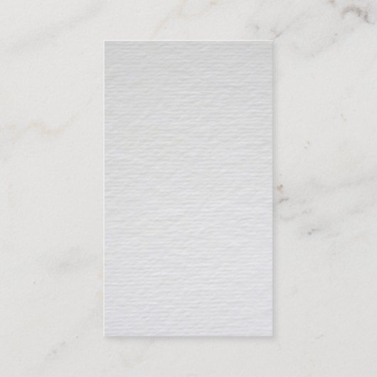 Zwarte inkt en faux glitter visitekaartje (Achterkant)