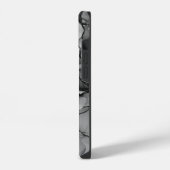 Zwarte inkt iPhone hoesje (Linkerkant)