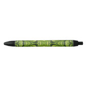 Zwarte inkt kerstpen Ontwerp Groen Pen (Voorkant)