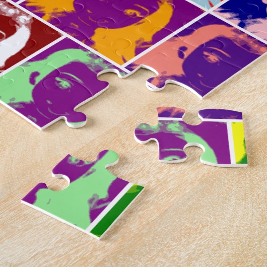 zwarte inkt pop legpuzzel (Zijkant)