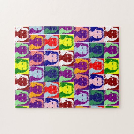 zwarte inkt pop legpuzzel (Horizontaal)