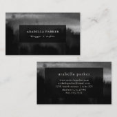 Zwarte inkt | Zwarte Waterverf Visitekaartje (Voorkant / Achterkant)
