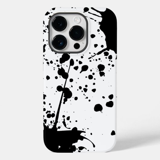 Zwarte inktvlek  Case-Mate iPhone case (Achterkant)