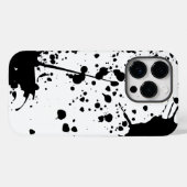 Zwarte inktvlek  Case-Mate iPhone case (Achterkant (horizontaal))