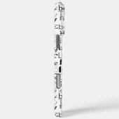 Zwarte Inspirerend woorden Kerst Case-Mate iPhone Case (Achterkant / Rechts)