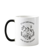 Zwarte Inspirerende Quote Mok