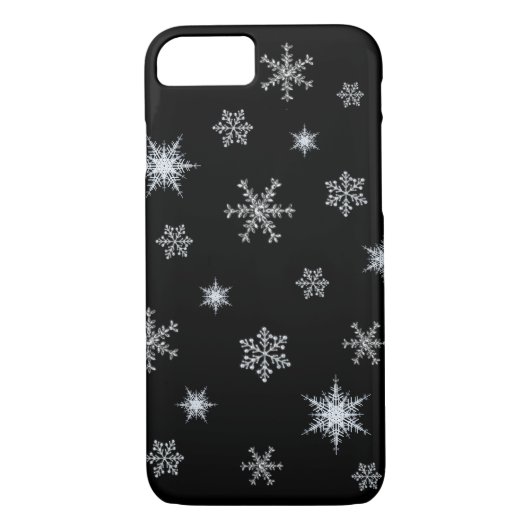 Zwarte iPhone-draagtas voor de kerstman Case-Mate iPhone Case (Achterkant)