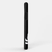 Zwarte iPhone-draagtas voor tennisspeler Case-Mate iPhone Case (Achterkant/rechts)