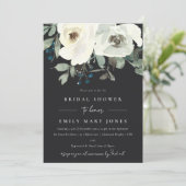 ZWARTE IRIGE WITTE VRIJGEZELLENFEEST WATERVERF KAART (Staand voorkant)