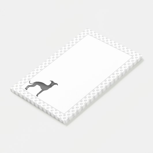 Zwarte, Italiaanse griezelige cartoon met handscho Post-it® Notes (Schuin)