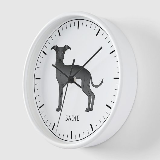 Zwarte Italiaanse snufjes met klauut met aangepast (Hoek)