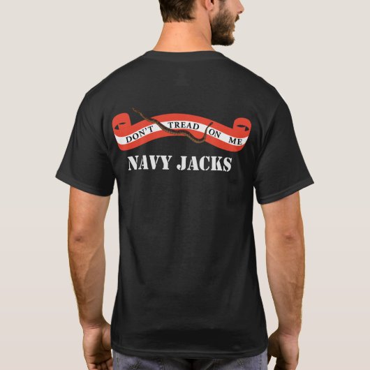 Zwarte Jack T-shirt (Achterkant)