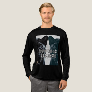 Zwarte Jaguar Kracht in Stilte – Stout Wild Tri-Blend Shirt